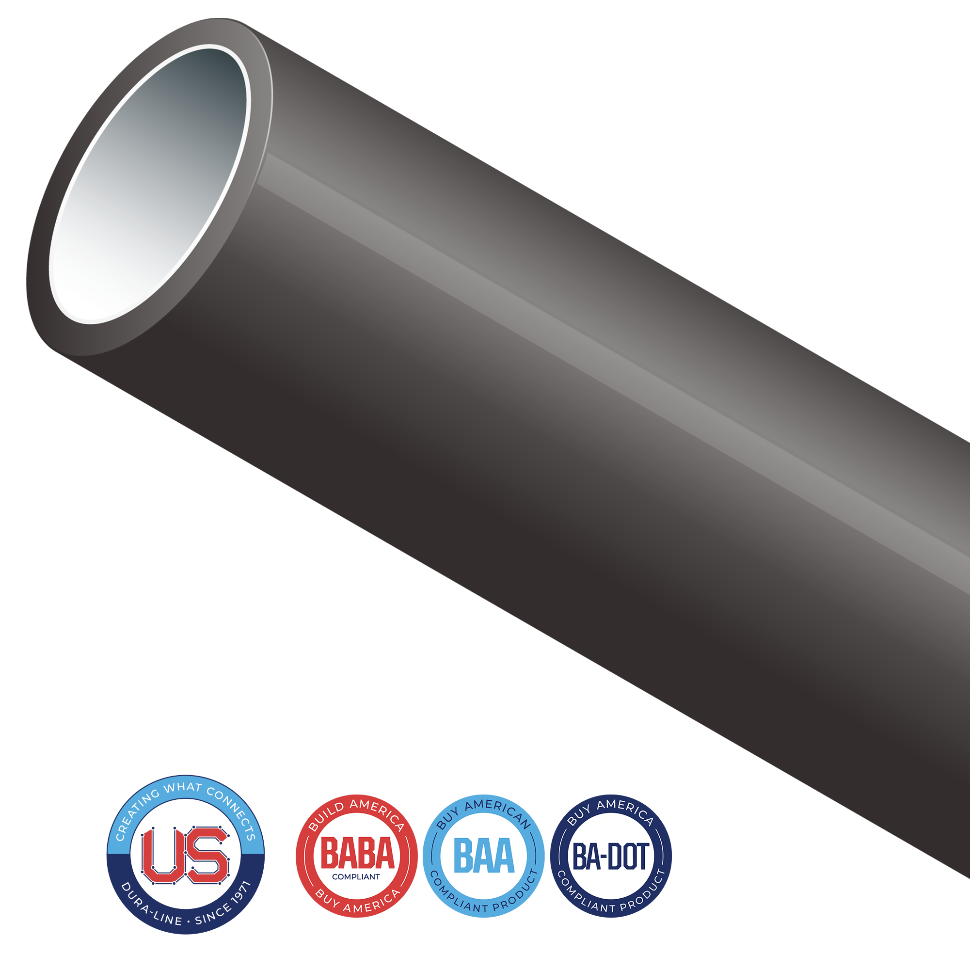 Our HDPE conduit made in accordance with requirements of NEMA TC-7 and is ideal for the installation and protection of electrical cables underground. 