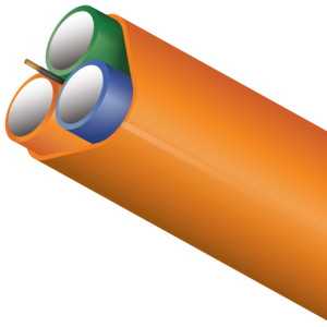 FuturePath configuration consisting of 2, 3, or 4 conduits, available in a selection of sizes and wall types. A perfect choice for customers who would like to plan for future possibilities using larger standard fiber cables