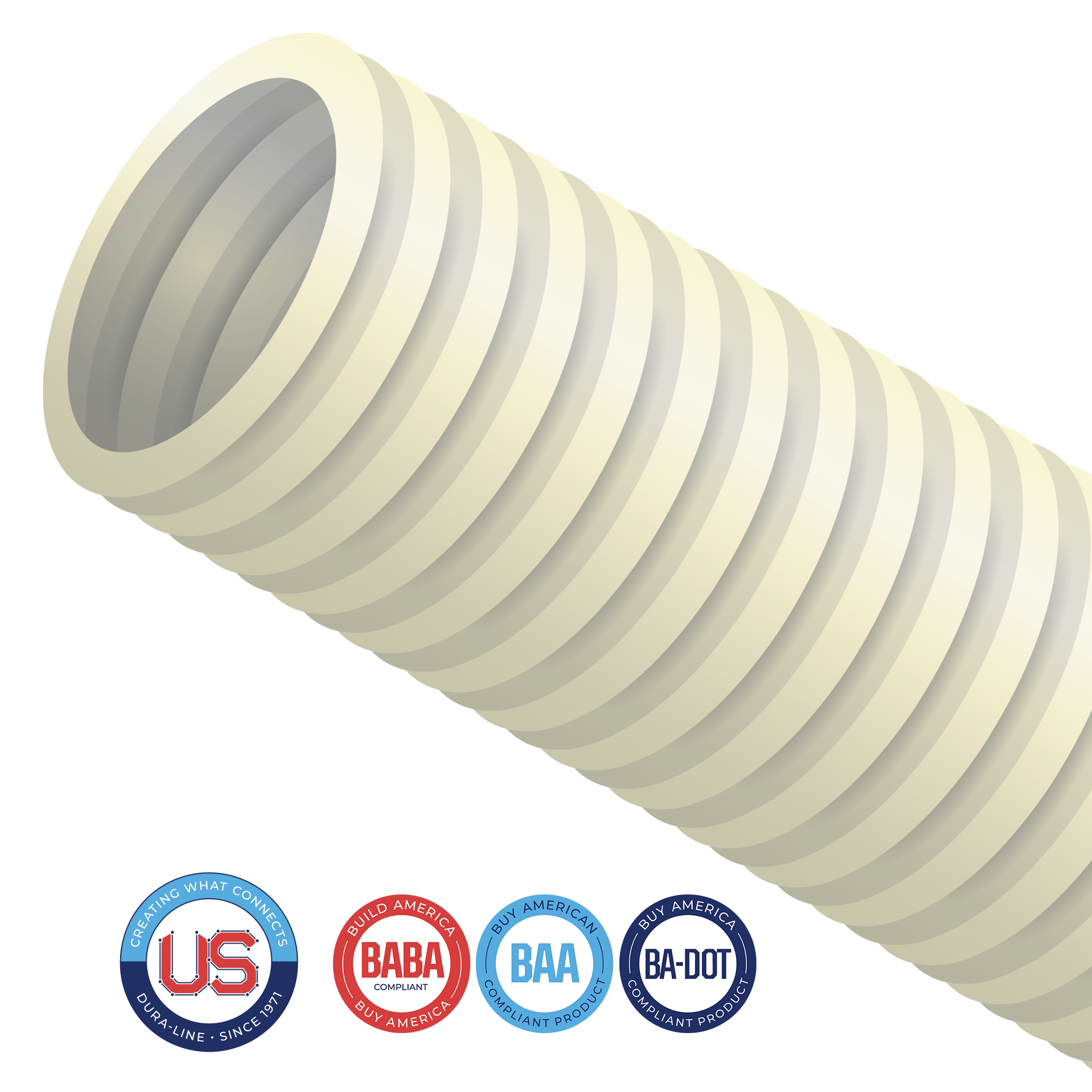 Riser rated fire retardant corrugated duct are designed to protect existing cables and facilitate future cable installation or replacement. When tested to UL2024/UL910 (CSA FT-4), Dura-Line's Corrugated Riser is a low-smoke producing and fire resistant as defined by the American "National Fire Protection Association" when rating cables as suitable for use in ducts, riser spaces. 