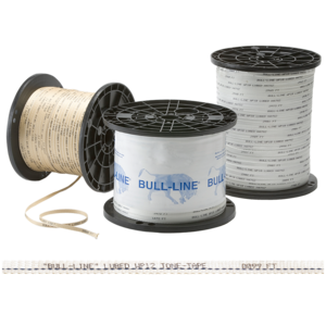 Bull-Line Locatable Tape is offered with a tracer wire for signal locating. The tracer wire is woven into Bull-Line Polyester Tape and provides a corrosion resistance conductor that is easily spliced in the field. Bull-Line Locatable Tape is made in the USA.
