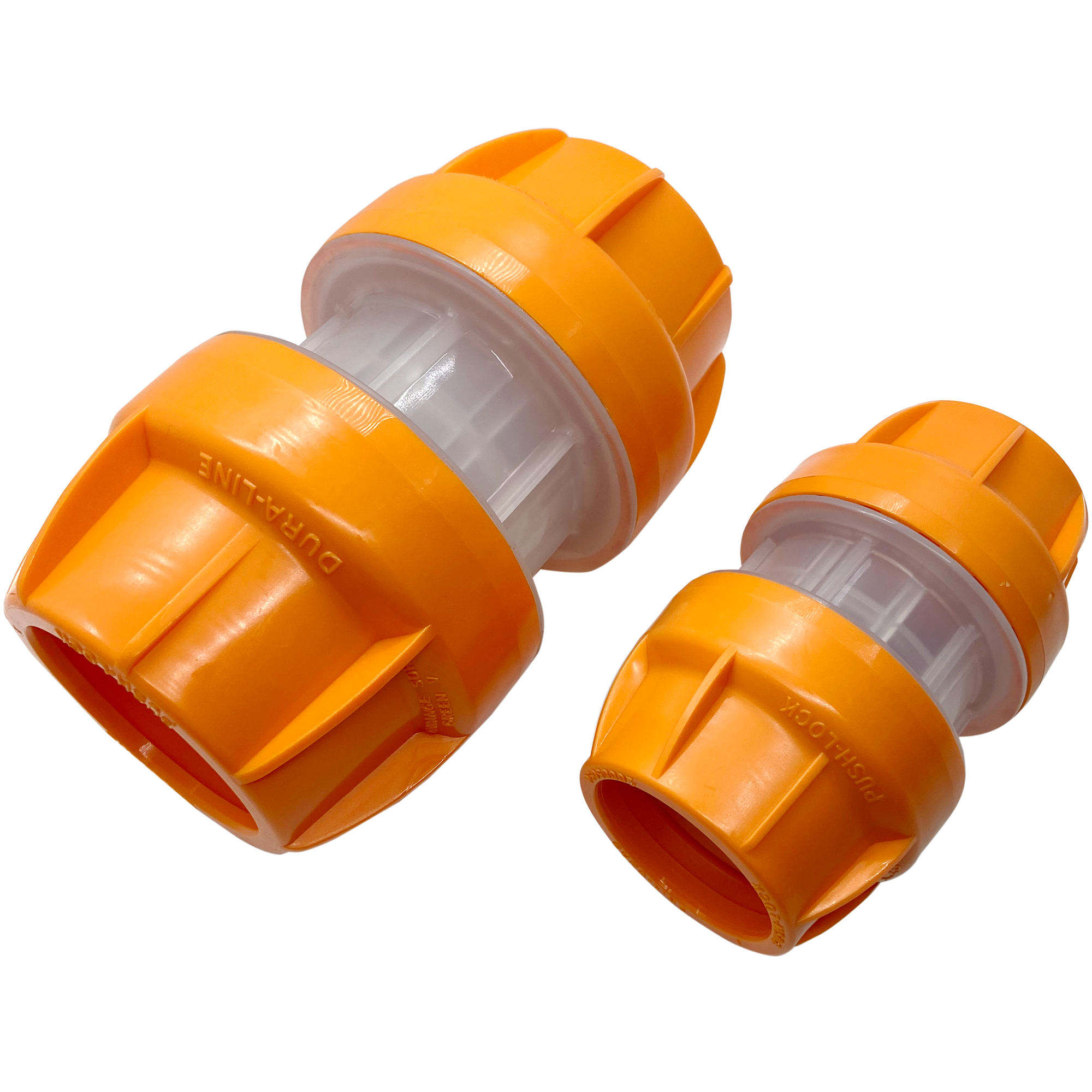 Experience the same fast and easy installation of our Push-Lock couplers now with a new, clear body design. Simply push the duct ends into the coupler for a locked and air-sealed assembly. Slightly shorter than the original Push-Lock, the Clear-Lock is ideal for pull boxes, vaults or other limited access areas. The non-metallic construction provides excellent corrosion resistance in buried or encased applications and also has desirable dielectric properties.