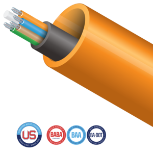With Cable-in-Conduit (CIC), your choice of cable is factory pre-installed allowing for one-step placement of conduit and cable. 