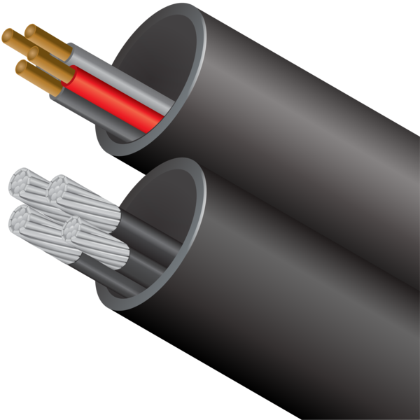 With Cable-in-Conduit (CIC), the cable of your choice is factory preinstalled allowing for one-step placement of conduit and cable.