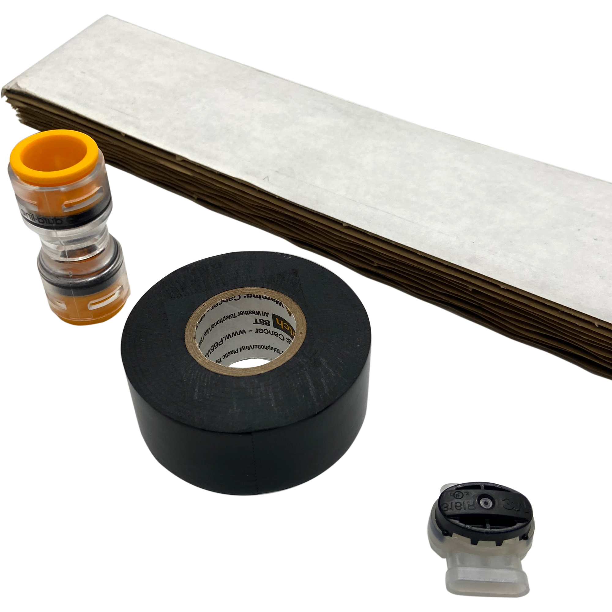 FuturePath Splice Kits provide all the necessary components to join segments of FuturePath.  Kits include correct size of sleeve, couplers, sealant strips, vinyl tape and locate wire connector.