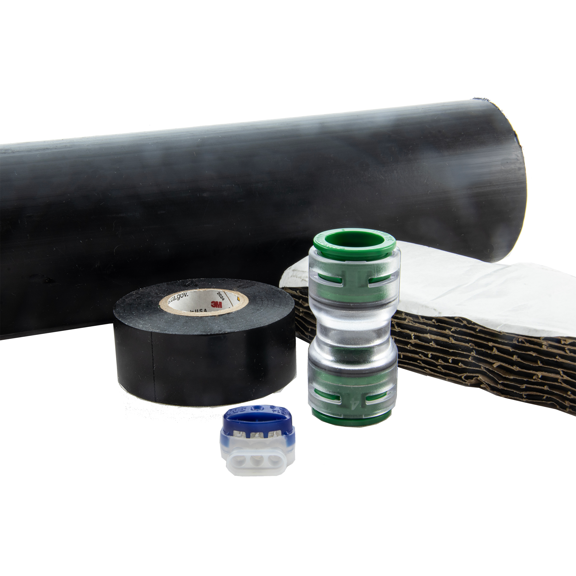 FuturePath Splice Kits provide all the necessary components to join segments of FuturePath.  Kits include correct size of sleeve, couplers, sealant strips, vinyl tape and locate wire connector.