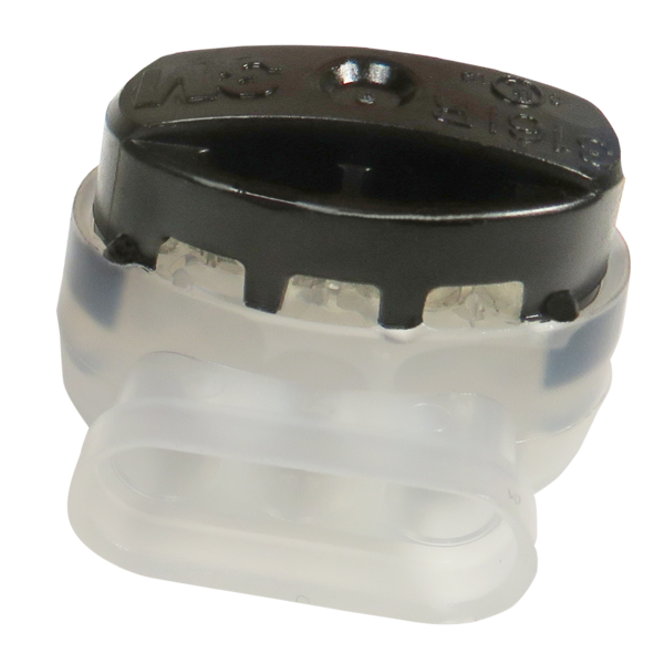 Suitable for applications requiring moisture and UV protection, the PinPoint connectors can electrically connect 2-3 wire ends. They can accommodate 22-16 AWG.