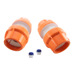 The Clear-Lock Couplers and PinPoint Splices in one simple package. All the advantages of the Clear-Lock couplers with water-tight connectors for the PinPoint locatable duct in one simple kit. A 2.50" kit is also available with our new Redi-Lock coupler.