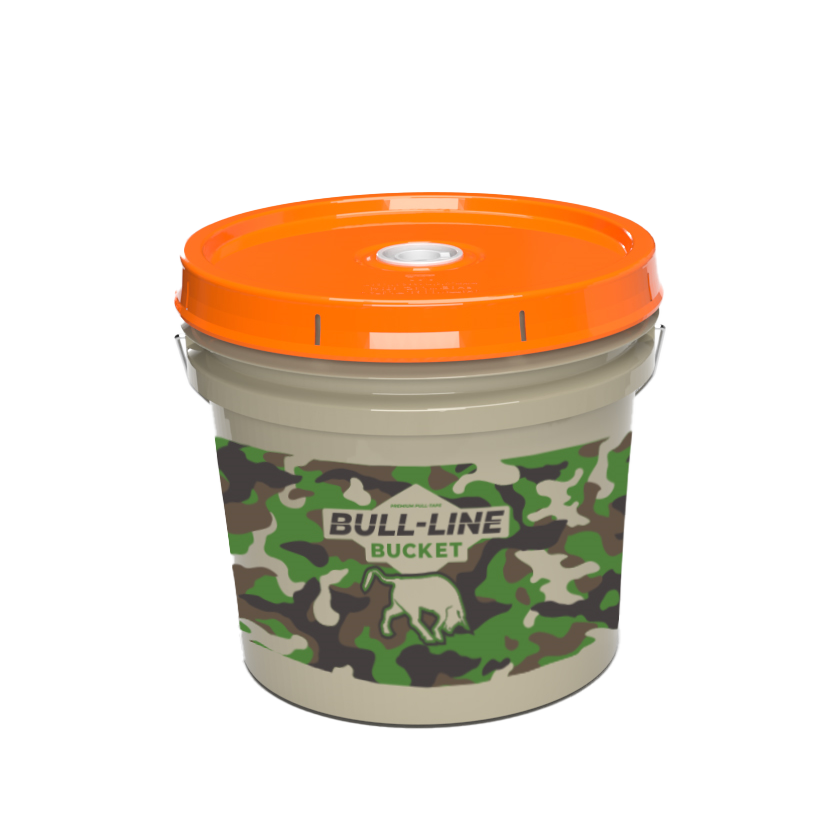 Bull-Line Bucket is Dura-Line’s proven Bull-Line 100% Polyester Pull Tape spooled in a 3.5-gallon bucket for convenient storage, transportation, and handling. Available with tensile ratings of 500, 1250, 1800, and 2500 lbs. – note, tape length varies according to tensile rating. Bull-Line Pull Tape is made in the USA.