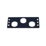MDS Bulkhead Plate L-Type 3 Position 12.7mm 2 Slot
